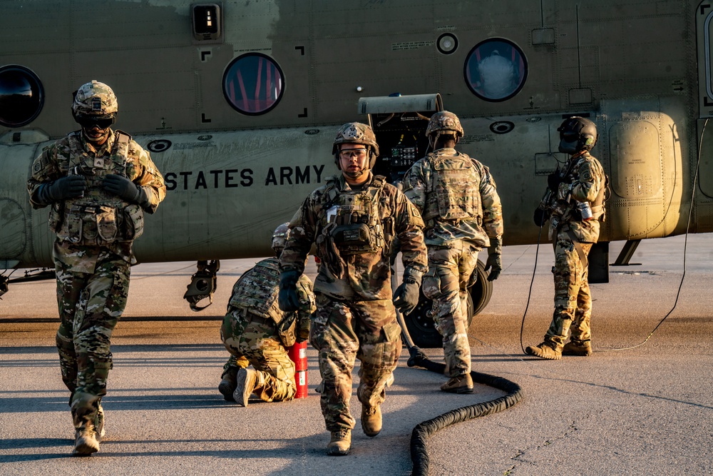 82nd CAB Evening FARP Operations