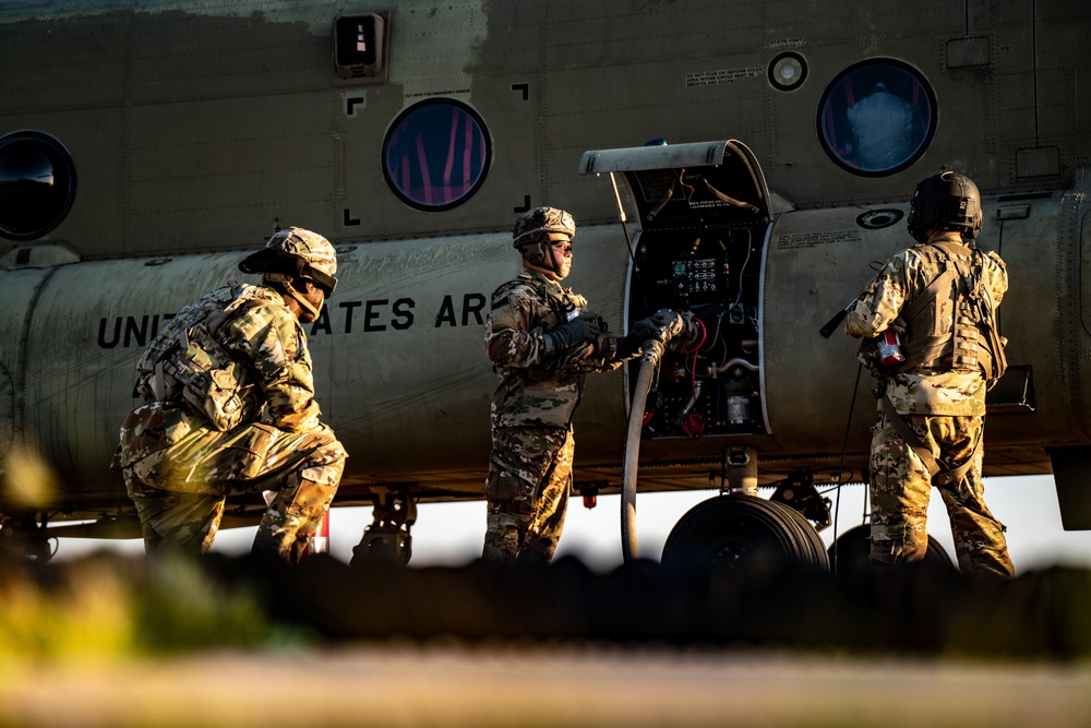 82nd CAB Evening FARP Operations