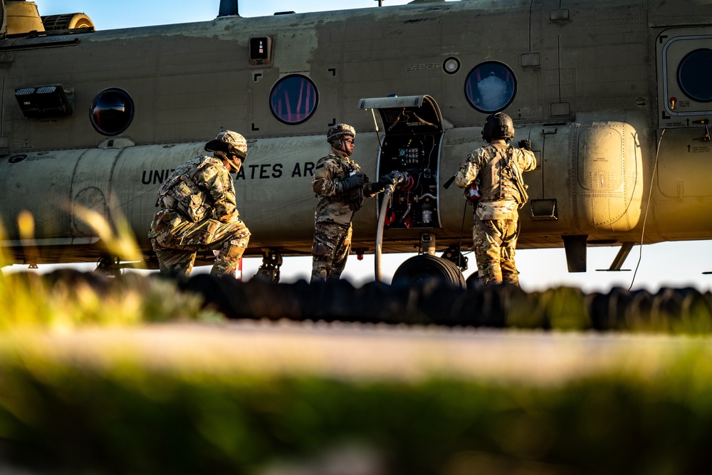 82nd CAB Evening FARP Operations