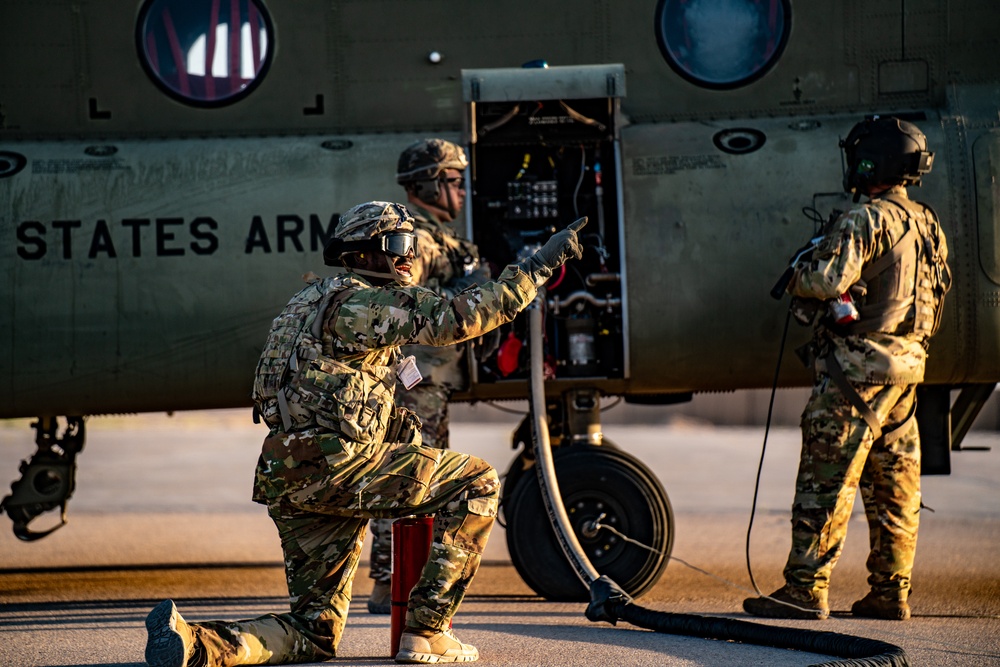 82nd CAB Evening FARP Operations