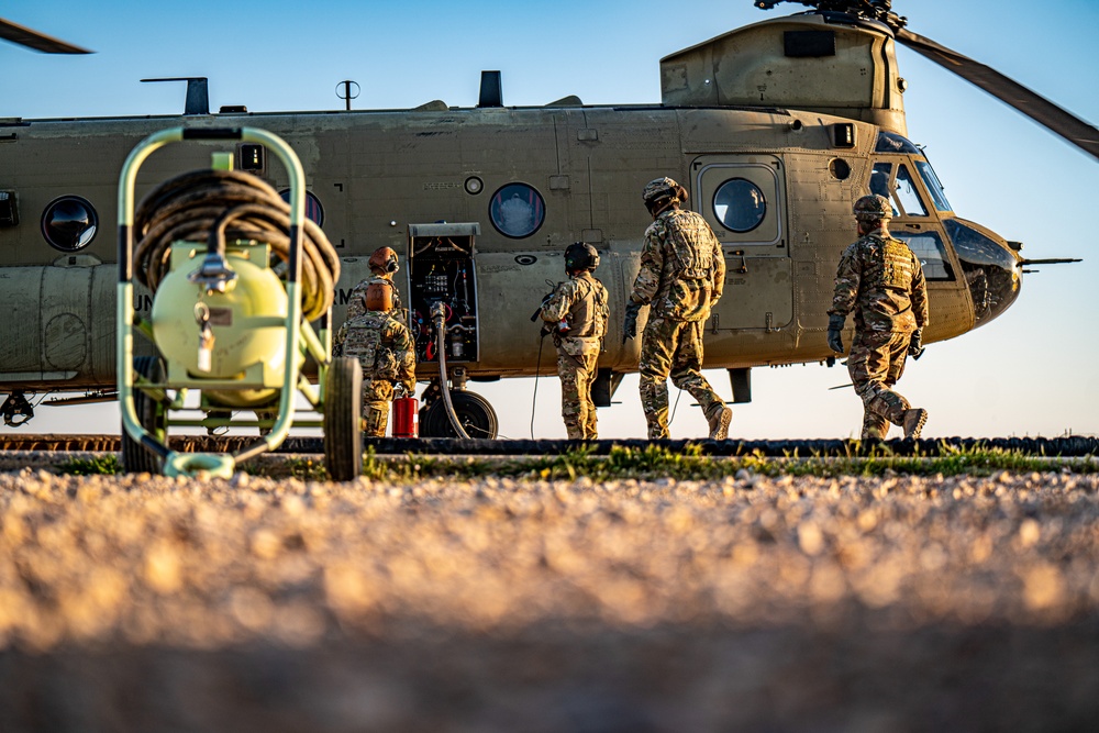 82nd CAB Evening FARP Operations