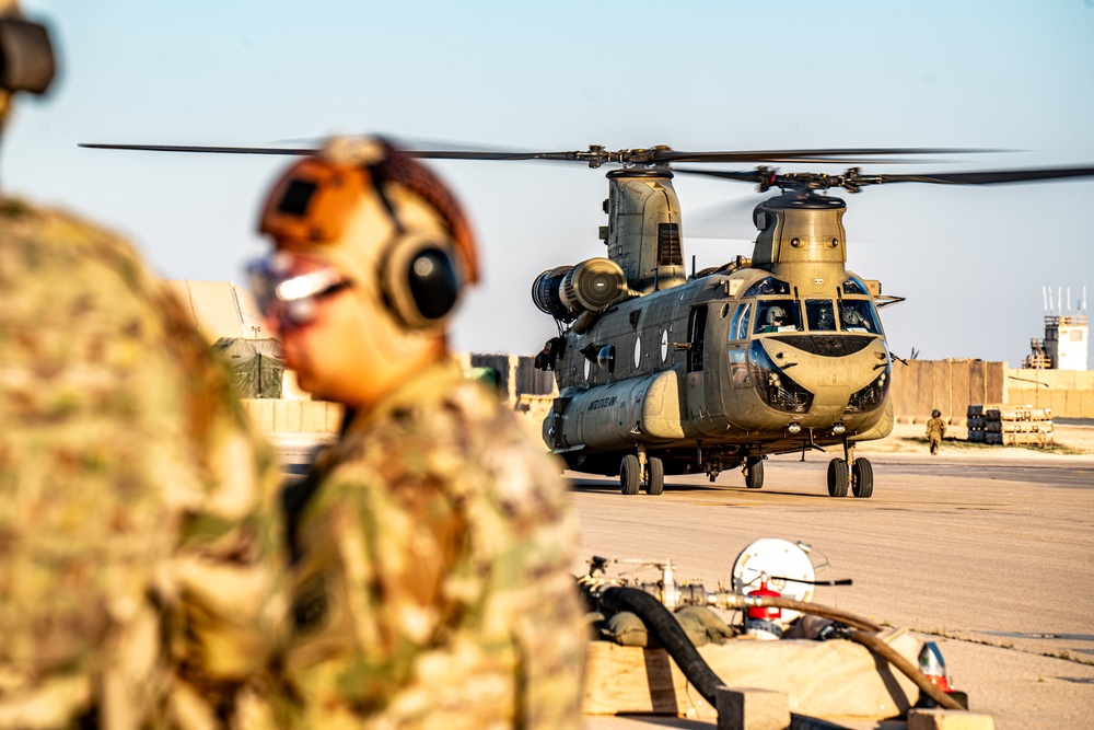 82nd CAB Evening FARP Operations