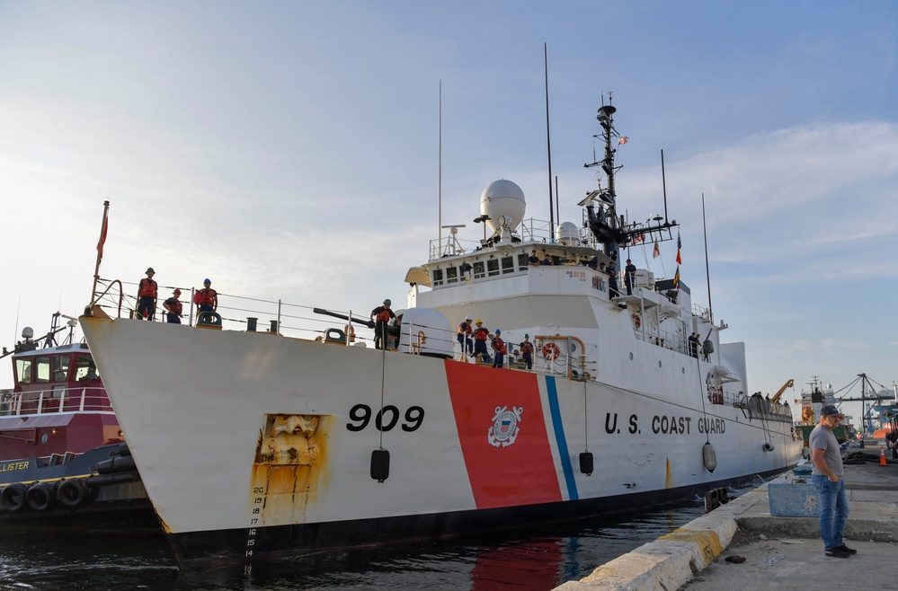 USCGC Campbell crew offloads more than $52.6 million in illegal narcotics