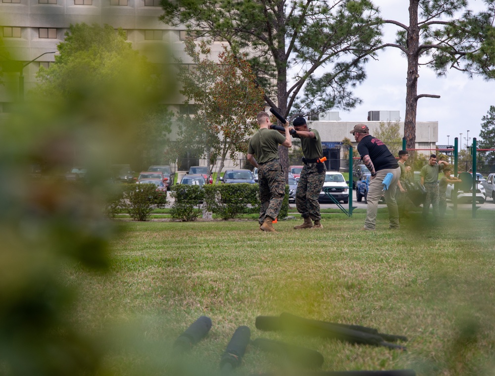 Feel the burn: Marines conduct OC maneuver course