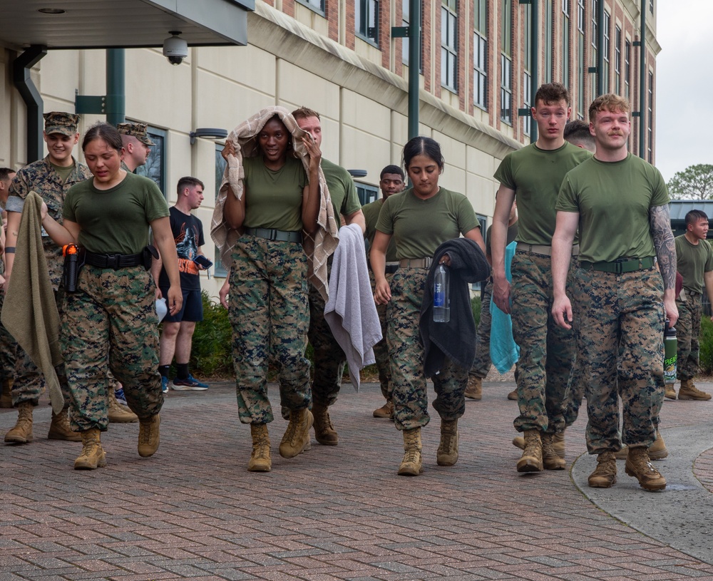 Feel the burn: Marines conduct OC maneuver course