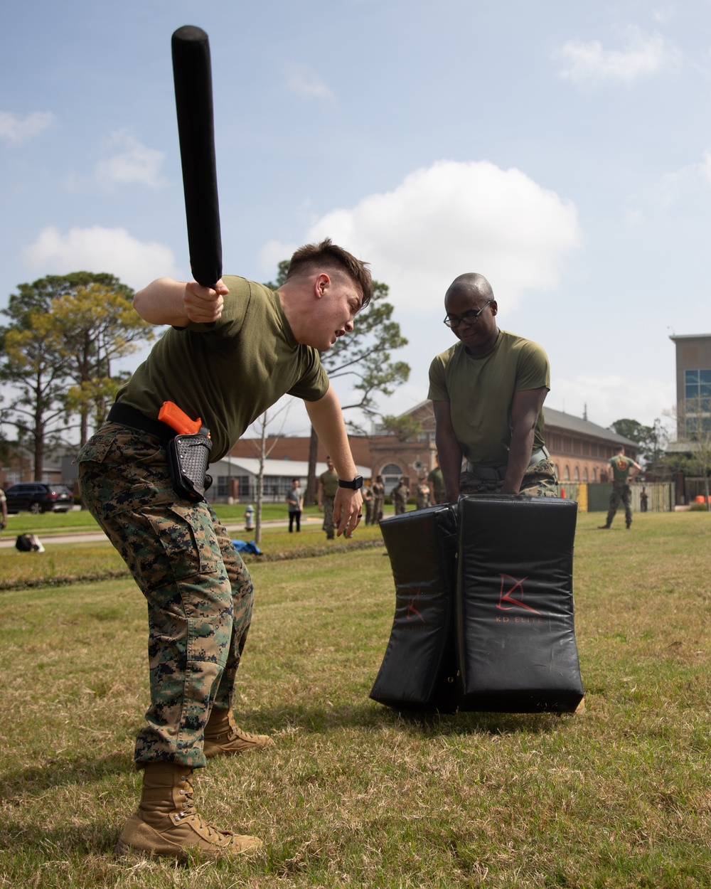 Feel the burn: Marines conduct OC maneuver course