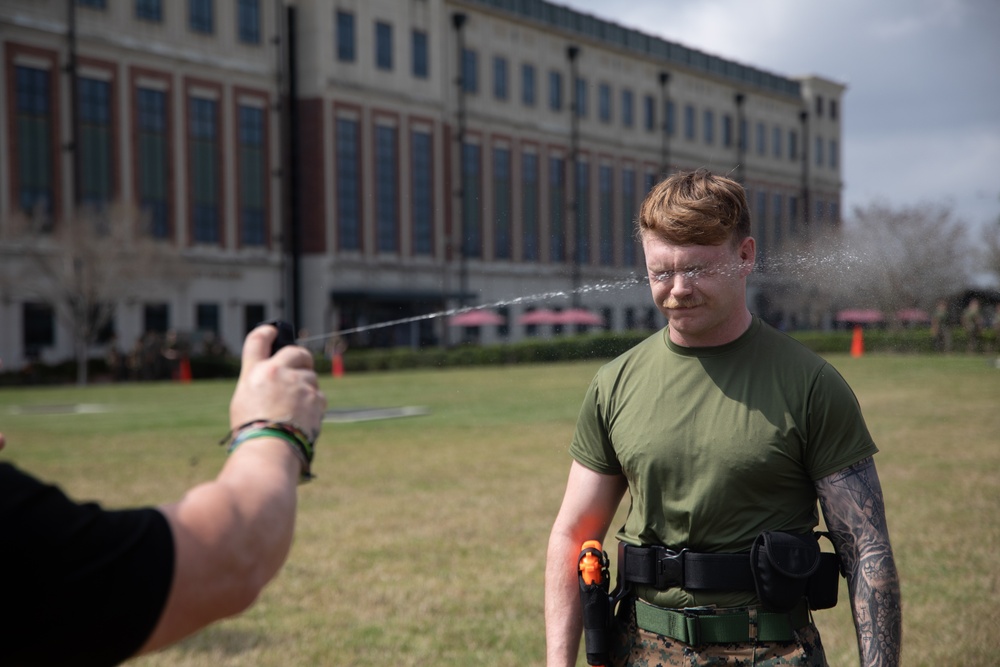 Feel the burn: Marines conduct OC maneuver course