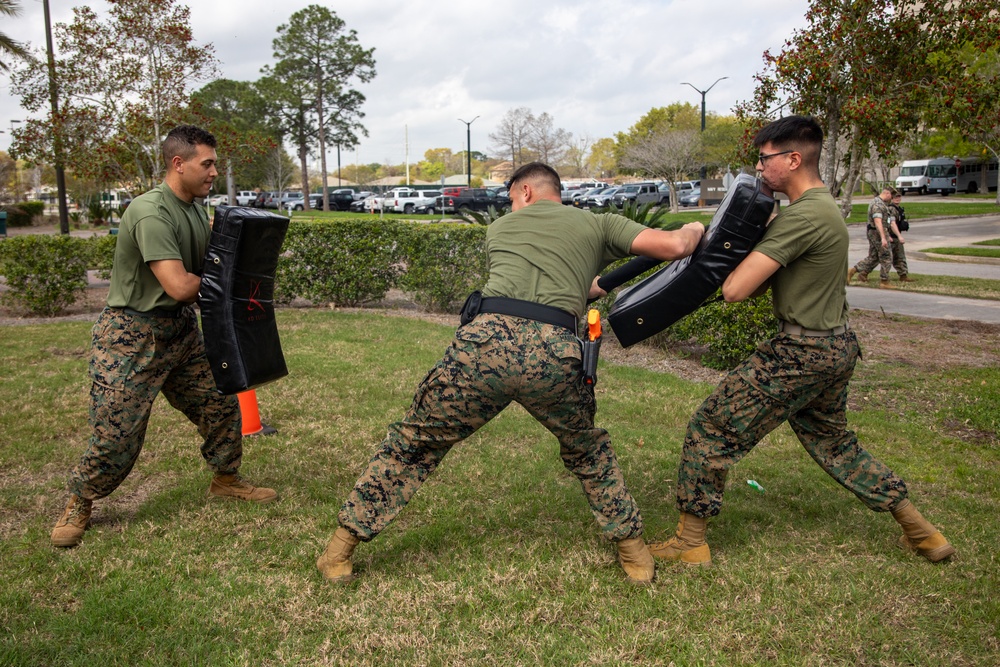 Feel the burn: Marines conduct OC maneuver course