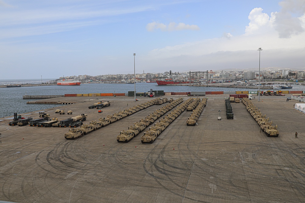 Port of Alexandroupolis makes sustainment history with heavy brigade movement