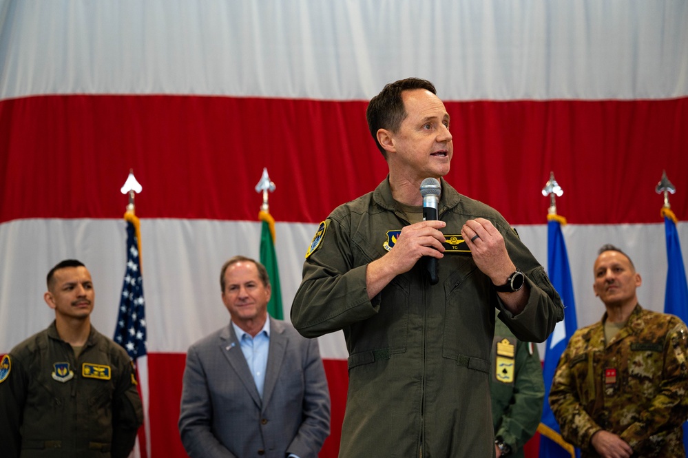 Retired Gen. Goldfein speaks at Aviano Annual Awards