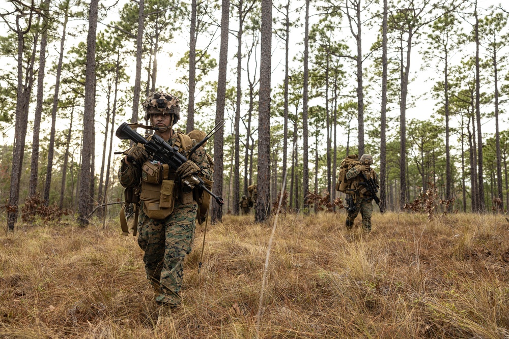 4th Marine Division Rifle Squad Competition 2024 - Day 1