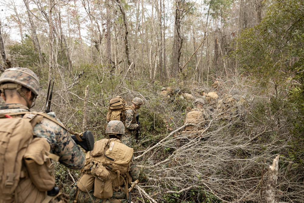 4th Marine Division Rifle Squad Competition 2024 - Day 1