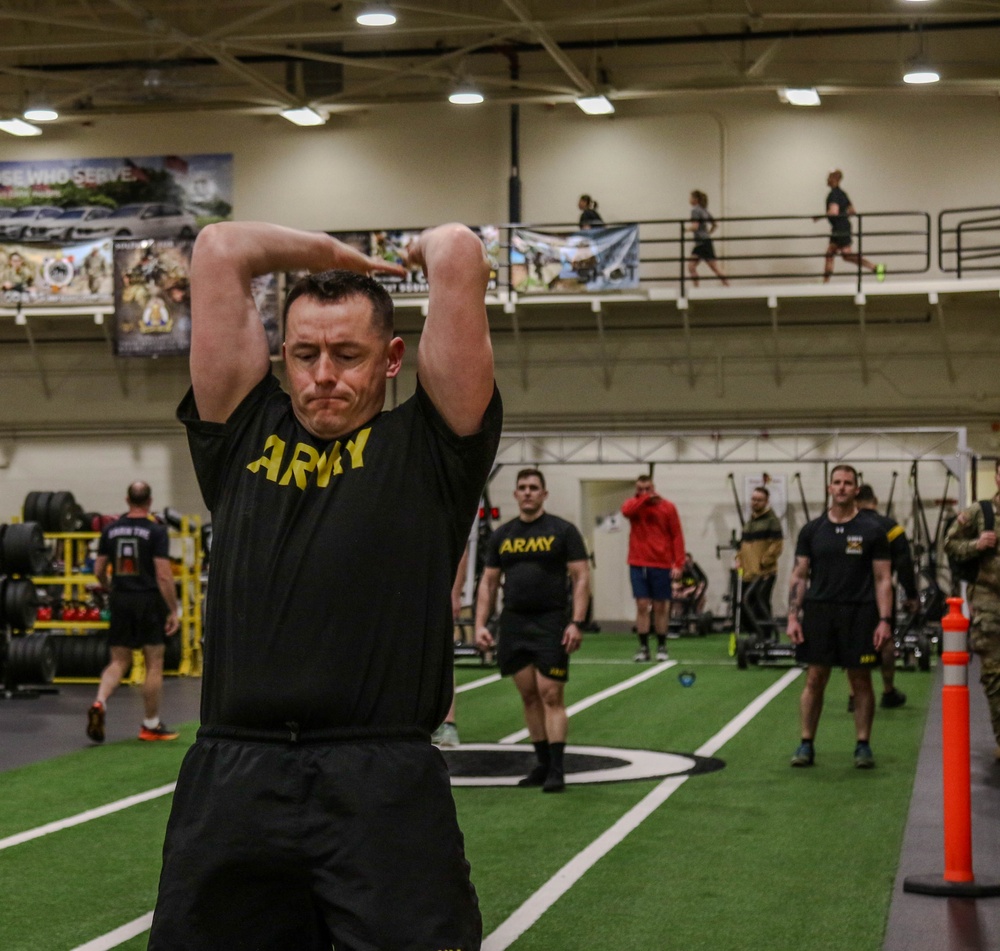 189th Infantry Brigade host PT with First Army Command