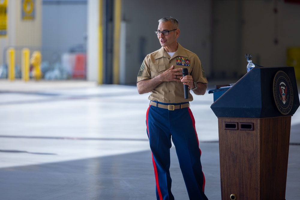 Sgt. Maj. Jonathan Lazzeroni retires after 28 years of service