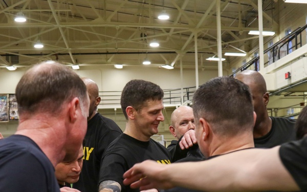 189th Infantry Brigade host PT with First Army Command