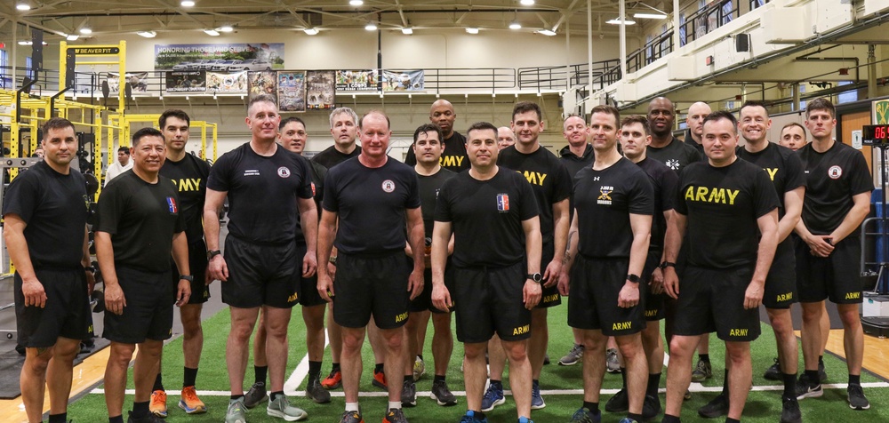 189th Infantry Brigade host PT with First Army Command