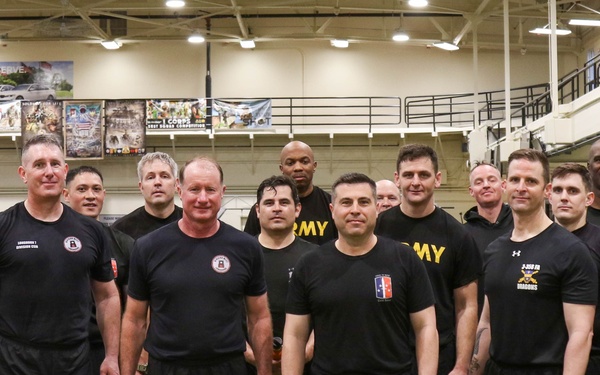 189th Infantry Brigade host PT with First Army Command