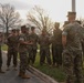 Sgt. Medina receives award from Col. Brooks