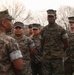 Sgt. Medina receives award from Col. Brooks