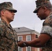 Sgt. Medina receives award from Col. Brooks
