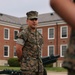 Sgt. Medina receives award from Col. Brooks