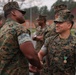 Sgt. Medina receives award from Col. Brooks
