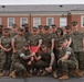 Sgt. Medina receives award from Col. Brooks