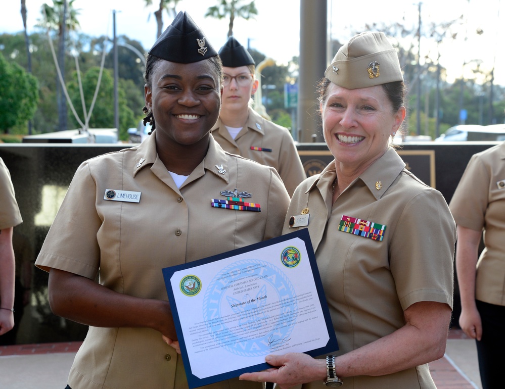 NMRTC San Diego Celebrates Shipmates of the Month