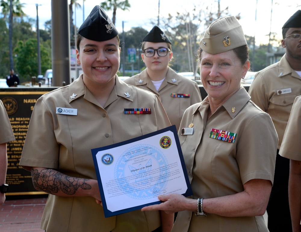 NMRTC San Diego Celebrates Shipmates of the Month