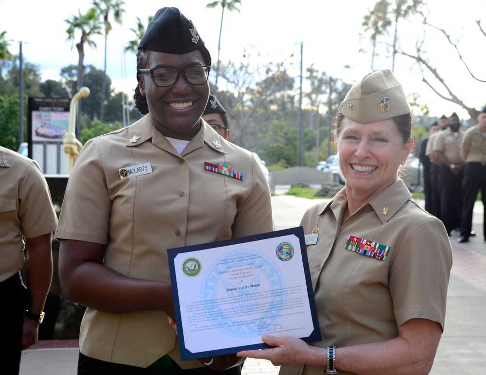 NMRTC San Diego Celebrates Shipmates of the Month