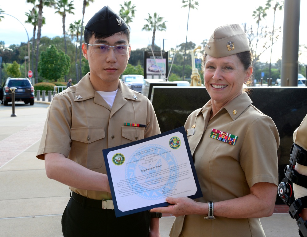 NMRTC San Diego Celebrates Shipmates of the Month