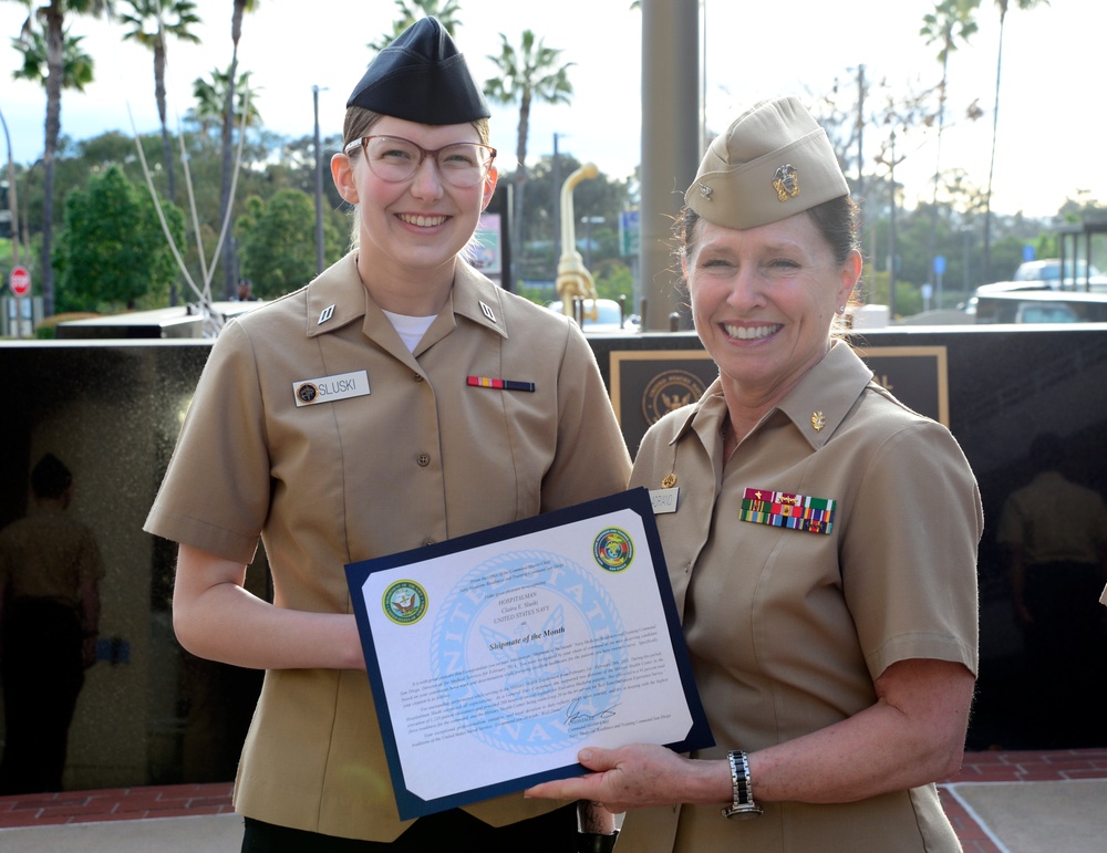 NMRTC San Diego Celebrates Shipmates of the Month