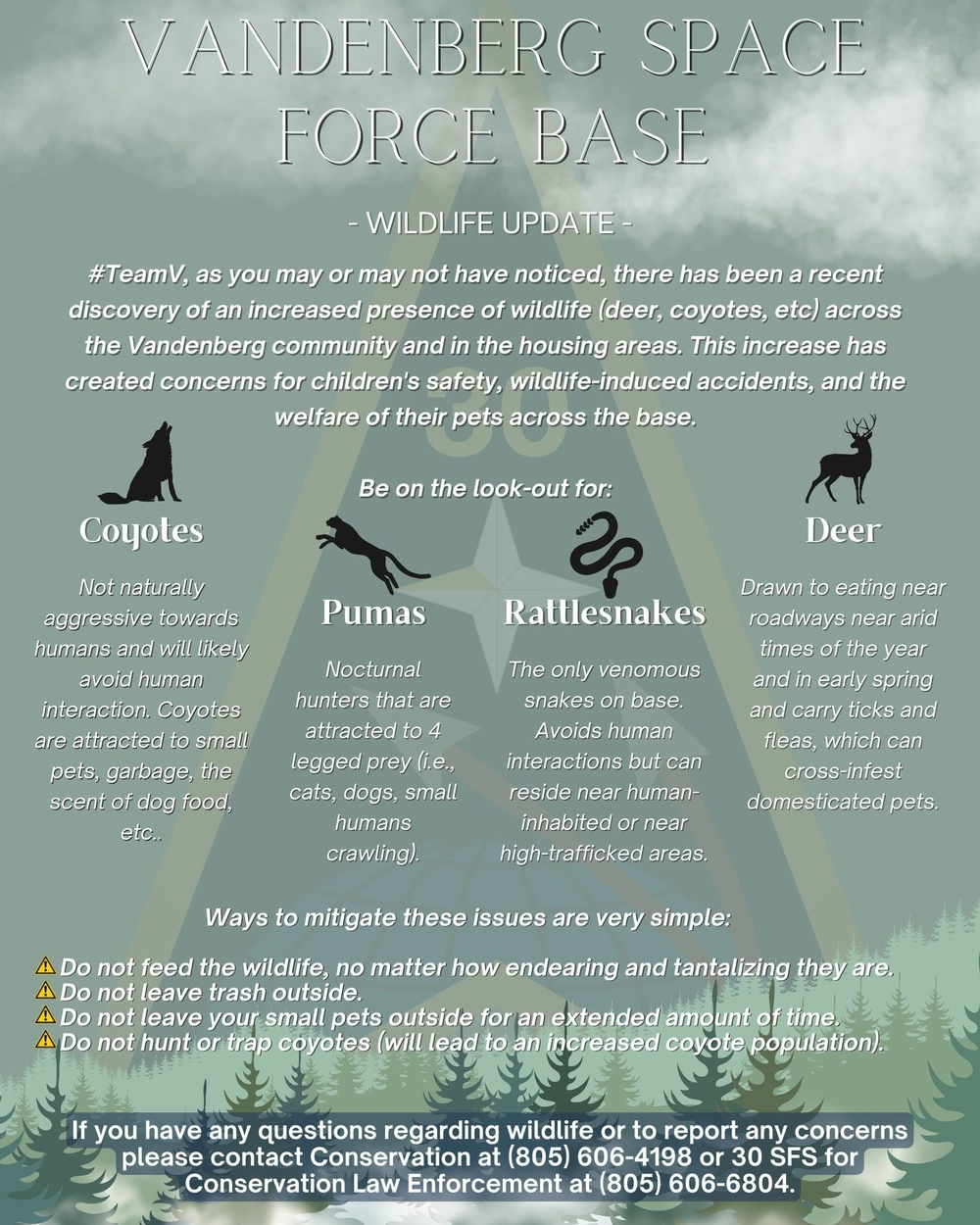 Vandenberg Space Force Base Wildlife Safety