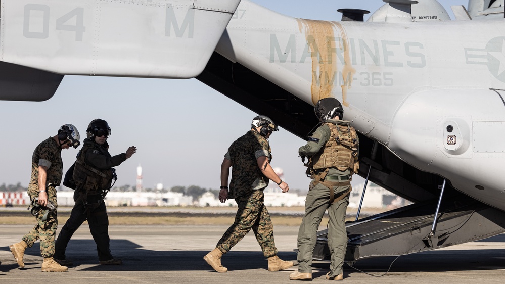 VMM-365 (REIN) MV-22 Osprey Resumes Flight Operations