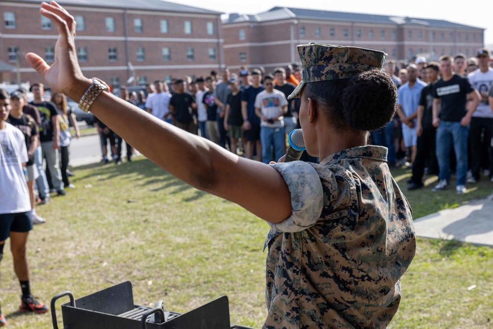 Marine Corps Combat Service Support Schools hosts barracks bash