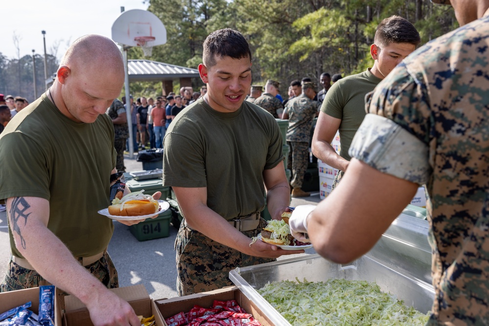 Marine Corps Combat Service Support Schools hosts barracks bash