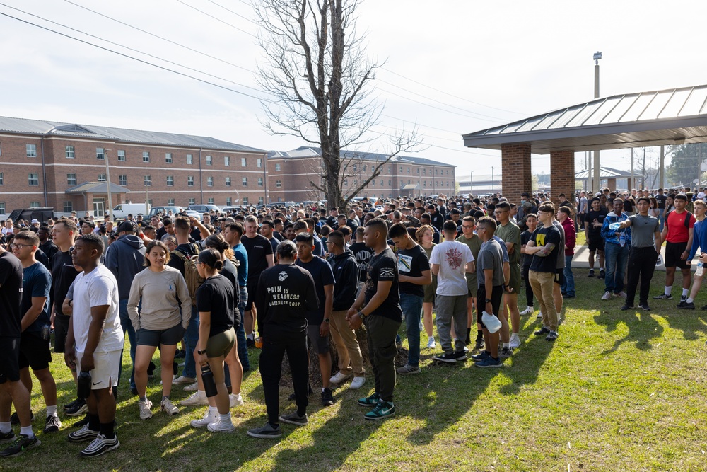 Marine Corps Combat Service Support Schools hosts barracks bash