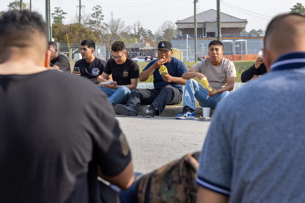 Marine Corps Combat Service Support Schools hosts barracks bash