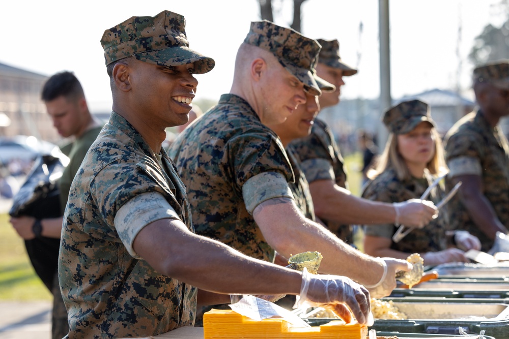 Marine Corps Combat Service Support Schools hosts barracks bash