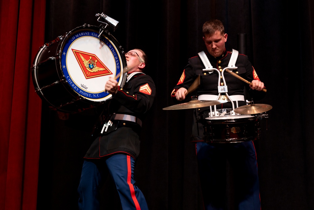 2nd Marine Aircraft Wing Brass Band Performance