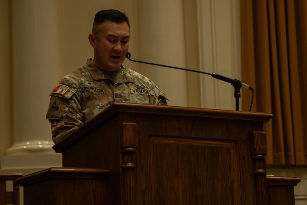 3rd Infantry Division Change of Stole Ceremony