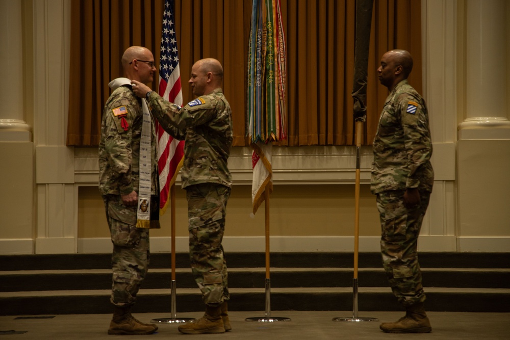 3rd Infantry Division Change of Stole Ceremony