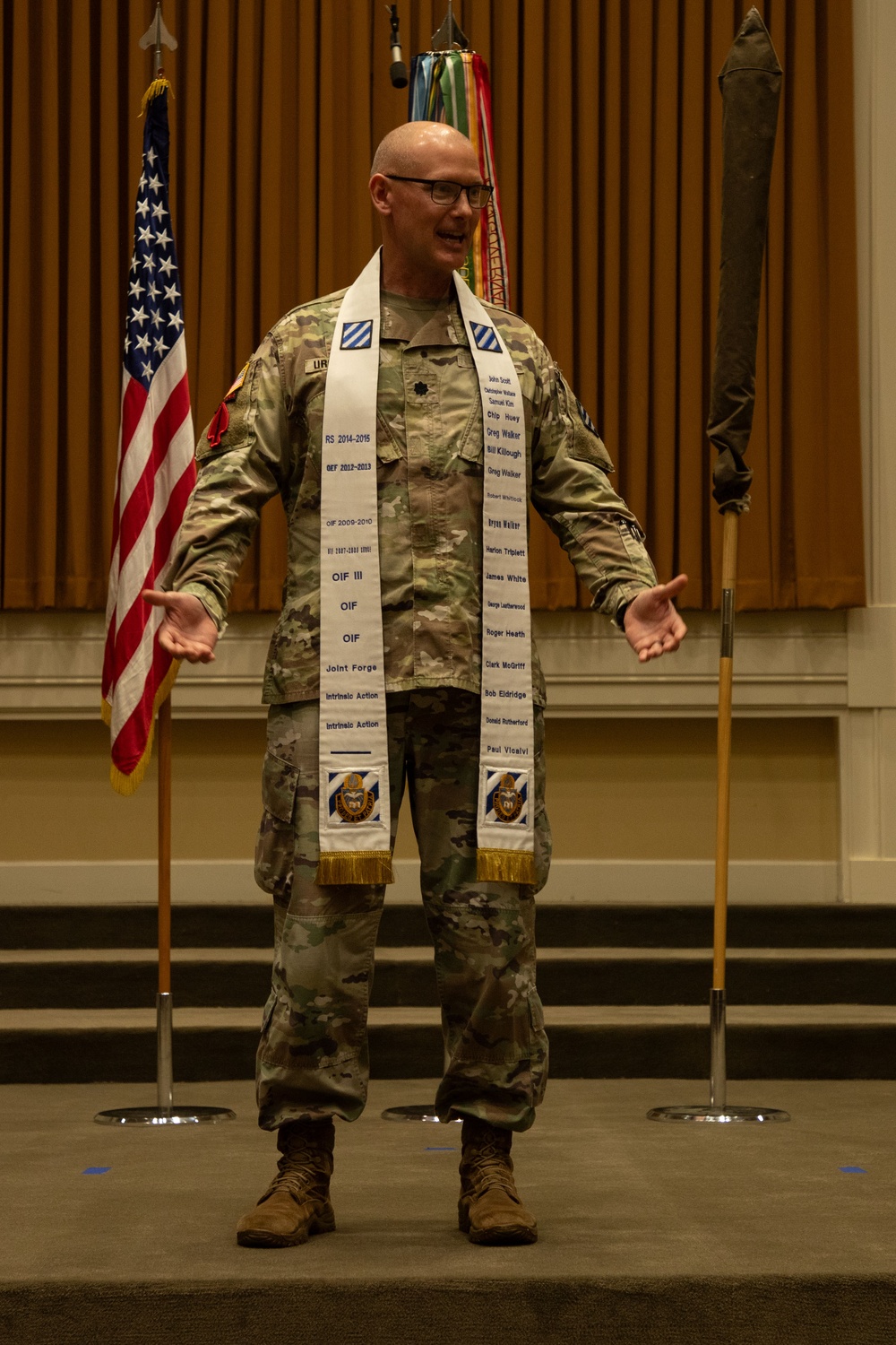 3rd Infantry Division Change of Stole Ceremony