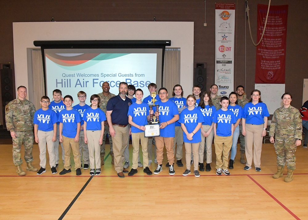 Hill AFB Airmen mentor future cyber defenders at local school