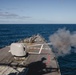 USS John S. McCain conducts Mark 45 5-inch live fire exercise