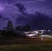 Lightning strikes the Rock