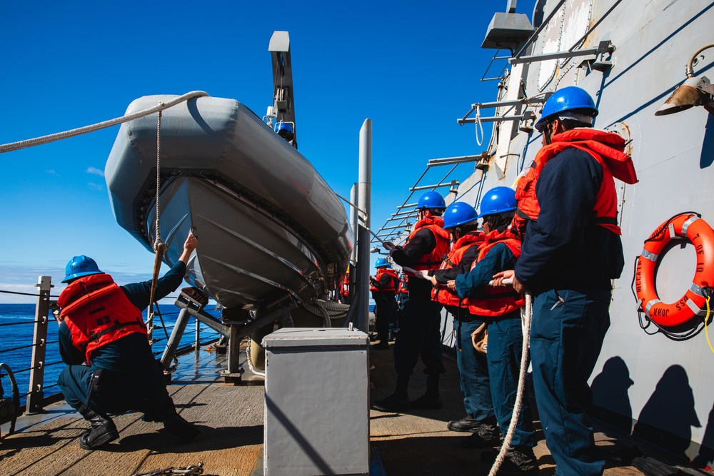 Sailors recover RHIB