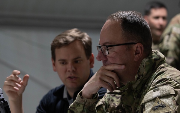 1st Armored Division Commander visits Project Convergence Capstone 4