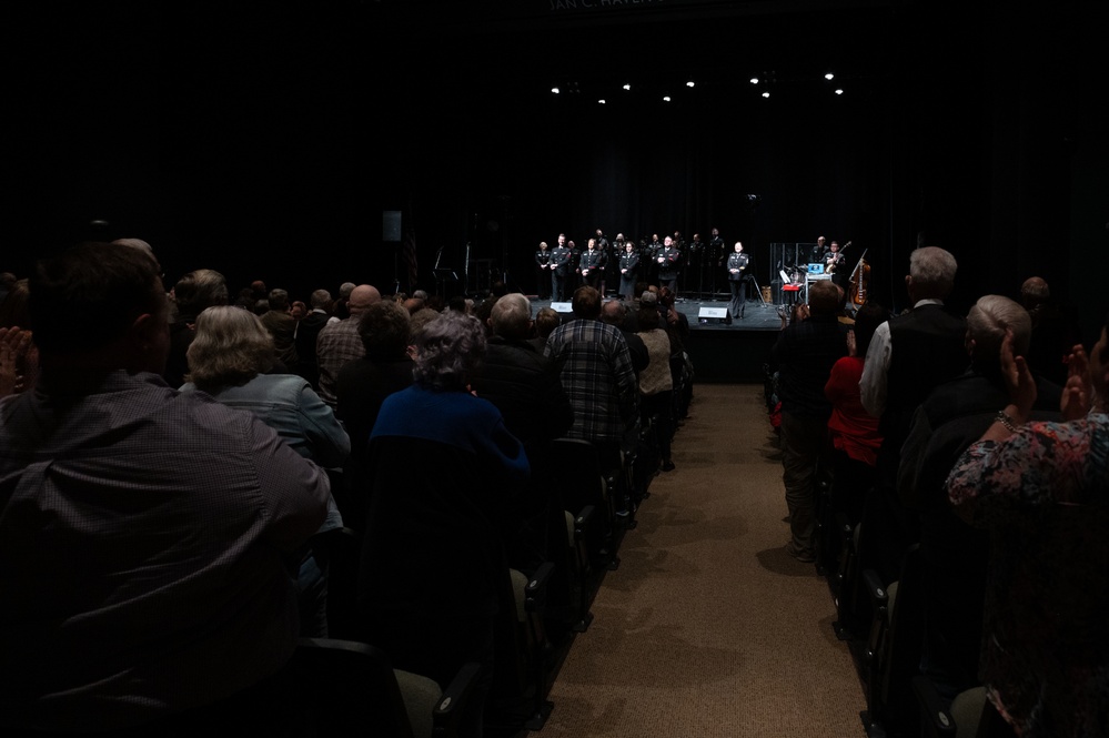 Navy Band Sea Chanters perform in Forrest City Arkansas