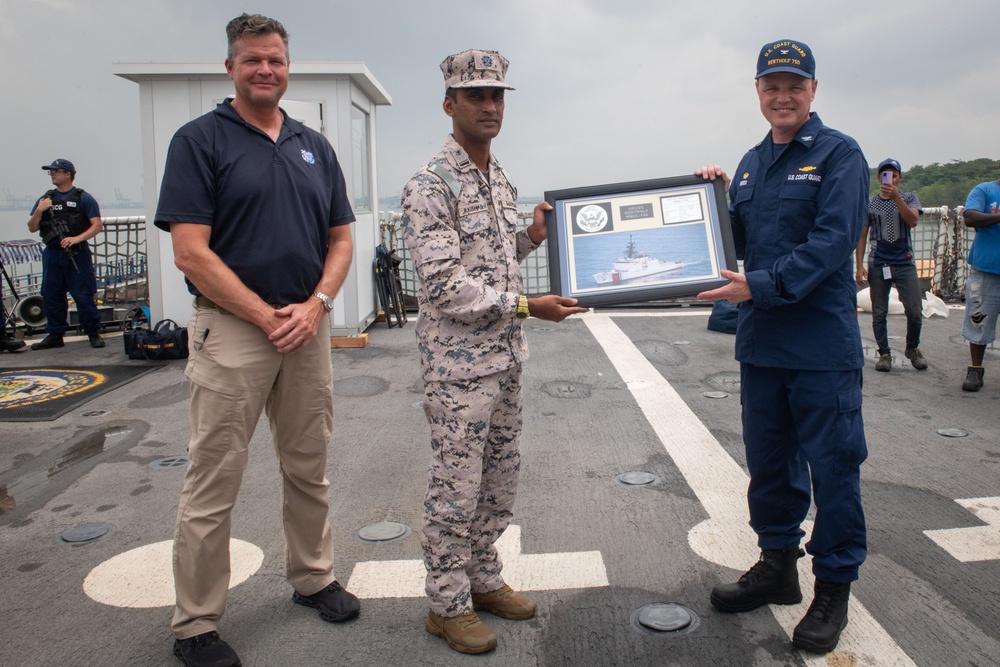 U.S. Coast Guard Cutter Bertholf visits Malaysia, strengthens partnerships with Southeast Asia Regional allies